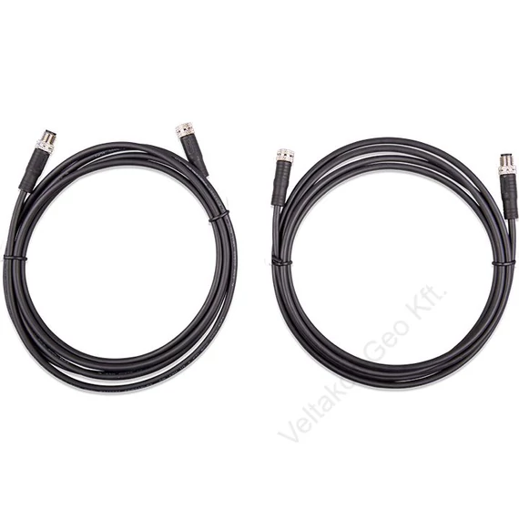 Victron Energy M8 circular connector Male/Female 3 pole cable 1m (bag of 2)